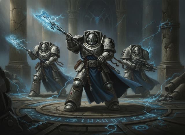 Grey Knights Terminator Squad — Warhammer wallpaper