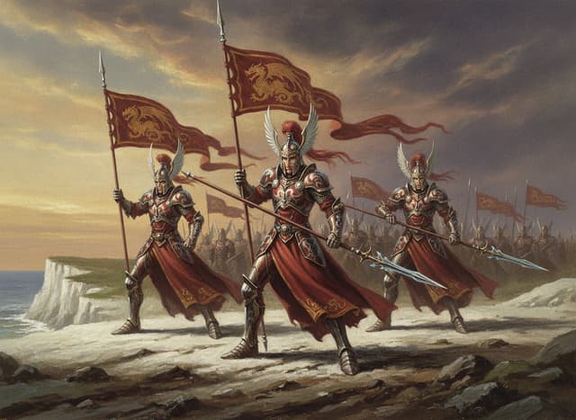 Dragon Princes of Caledor — Warhammer wallpaper