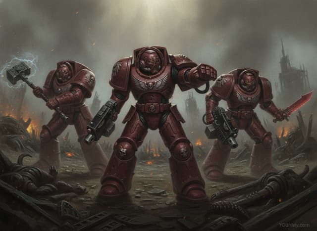 Crimson Paladins — unit artwork