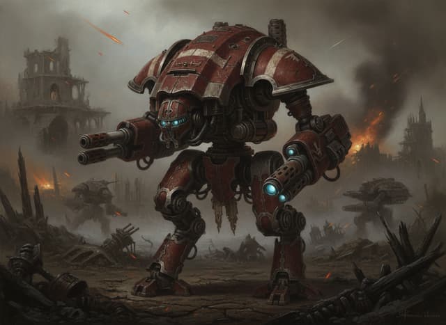 Warhound Scout Titan — Warhammer wallpaper