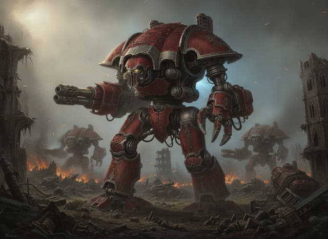 Warmaster Heavy Battle Titan — Warhammer wallpaper