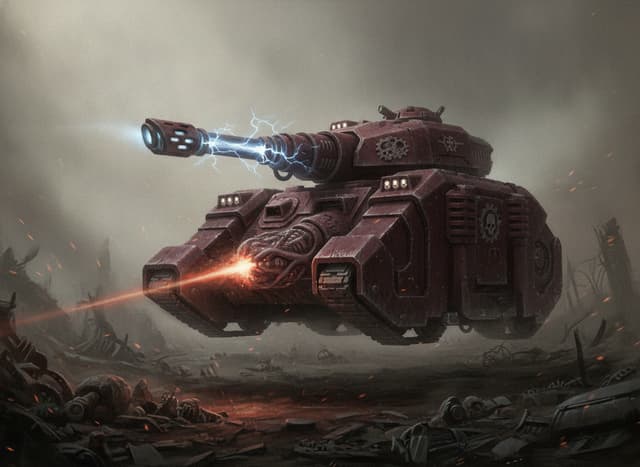 Krios Battle Tank — Warhammer wallpaper