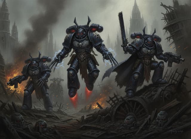 Night Raptor Squad — Warhammer wallpaper