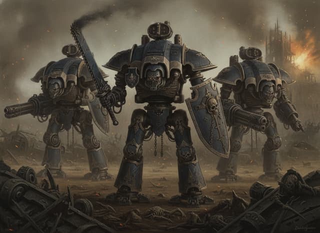 Questoris Knight Paladin — Warhammer wallpaper
