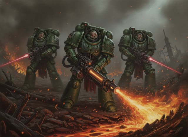 Immolation-Pattern Support Squad — Warhammer wallpaper