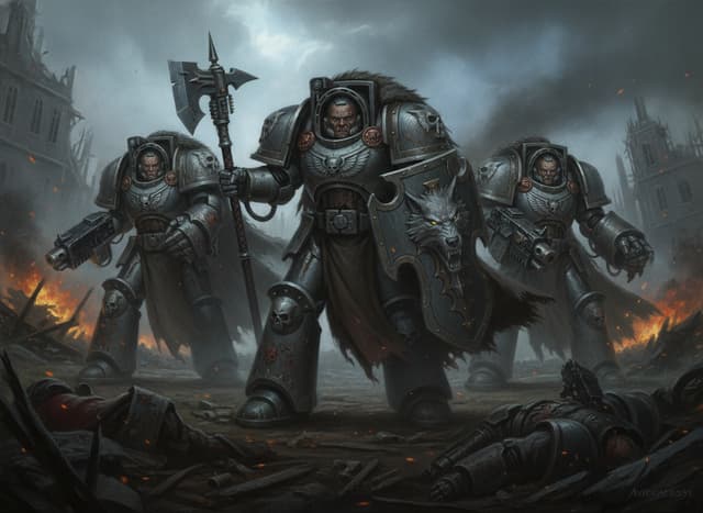 Varagyr Wolf Guard — Warhammer wallpaper