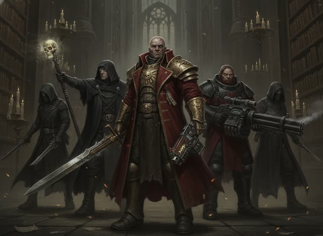 Rogue Trader Entourage — Warhammer wallpaper