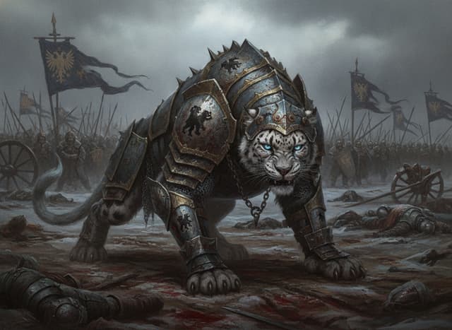 Snow Leopards — Warhammer wallpaper