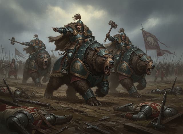 War Bear Riders — Warhammer wallpaper
