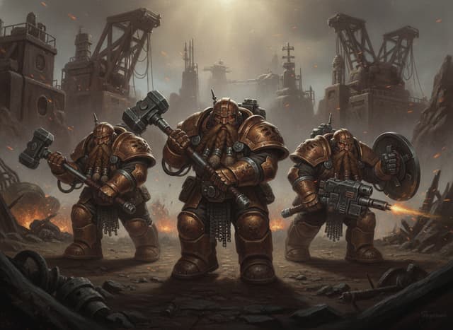 Cthonian Beserks — unit artwork