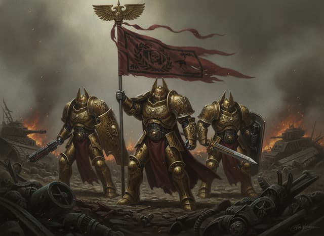 Custodian Vexilla — Warhammer wallpaper