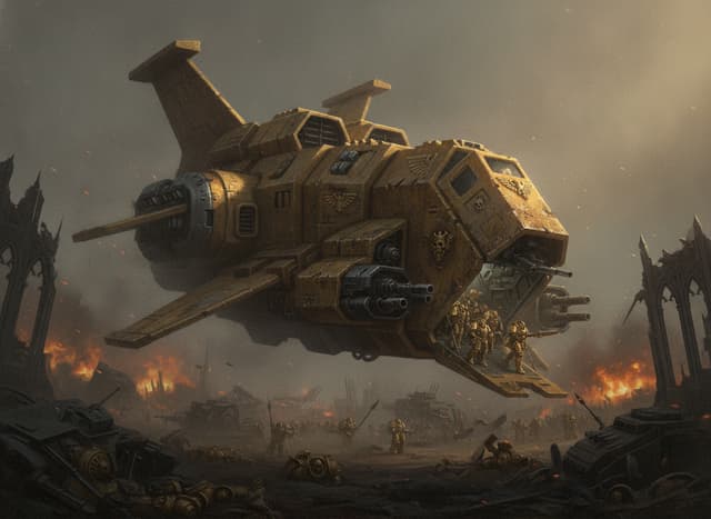 Orion Assault Dropship — Warhammer wallpaper
