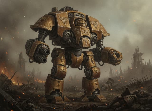 Telemon Heavy Dreadnought — Warhammer wallpaper