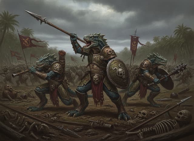 Skink Cohort — Warhammer wallpaper