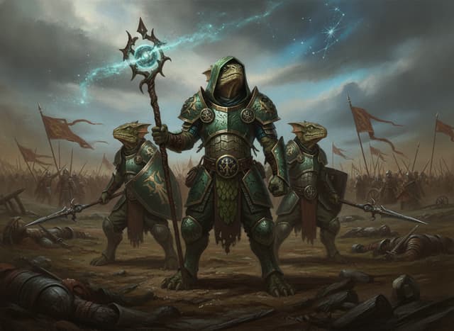 Skink Priest — Warhammer wallpaper