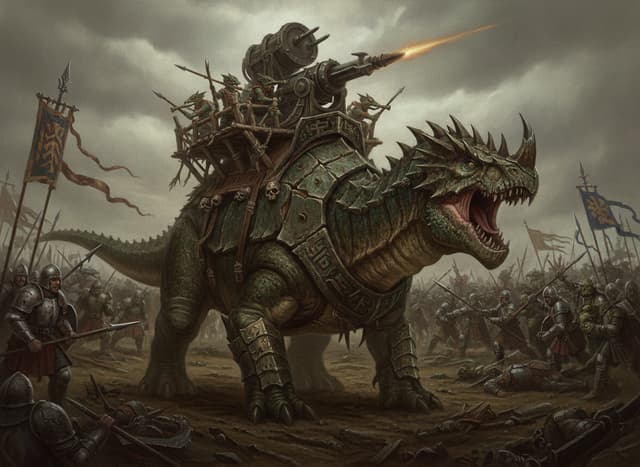 Stegadon — Warhammer wallpaper