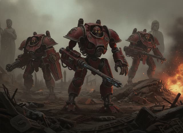Scyllax Guardian-automata — Warhammer wallpaper