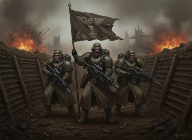 Militarum Tempestus Command Squad — Warhammer wallpaper