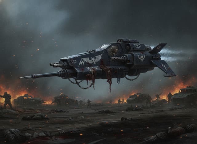 Legion Javelin Attack Speeder — Warhammer wallpaper