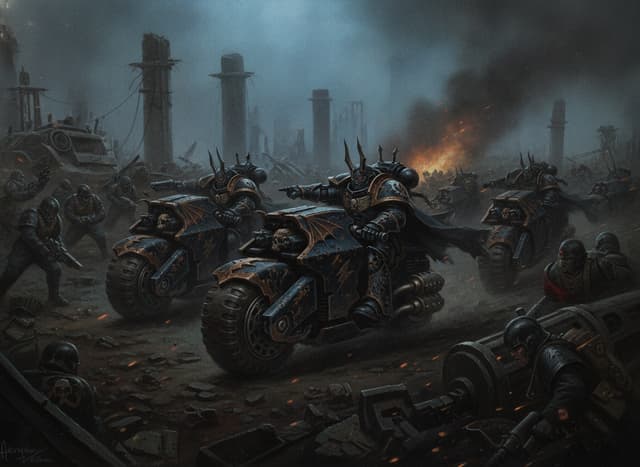 Legion Outrider Squad — Warhammer wallpaper