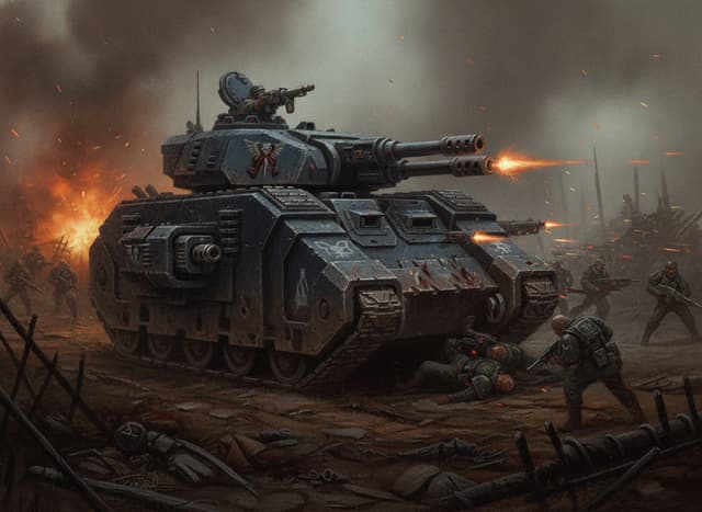 Legion Sicaran Battle Tank — Warhammer wallpaper
