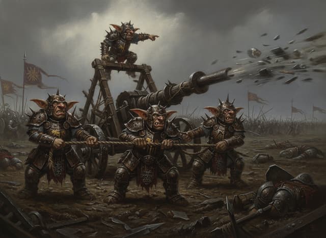 Gnoblar Scraplauncher — Warhammer wallpaper