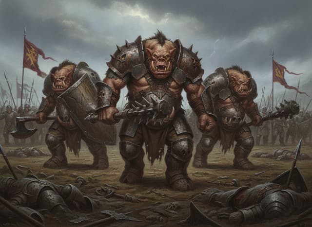 Ogre Bulls — Warhammer wallpaper