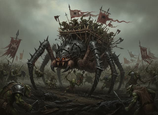 Arachnarok Spider — unit artwork