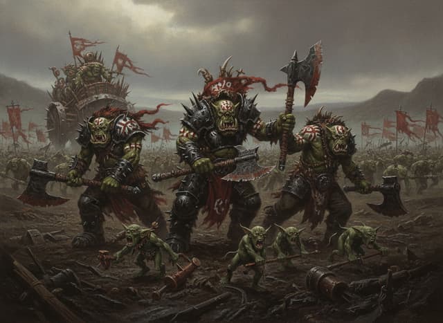Savage Orcs — Warhammer wallpaper
