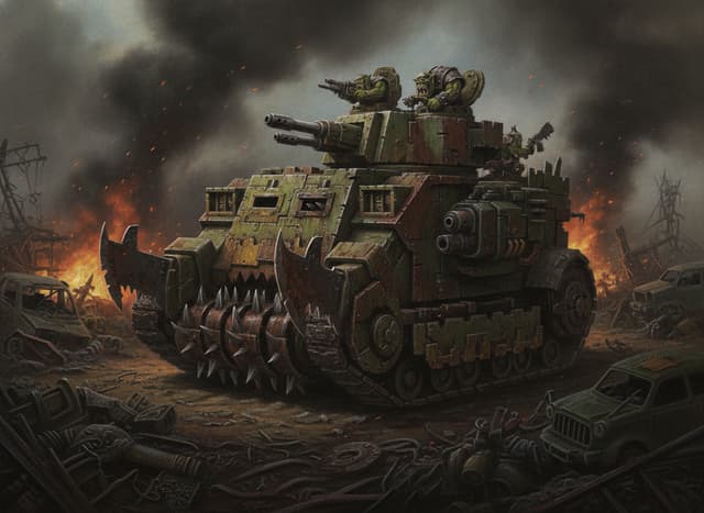Ork Battlewagon — Warhammer wallpaper