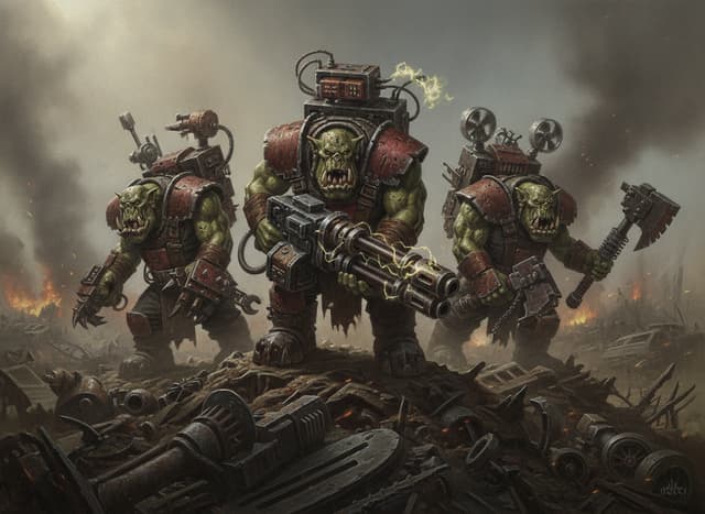 Ork Big Mek — Warhammer wallpaper