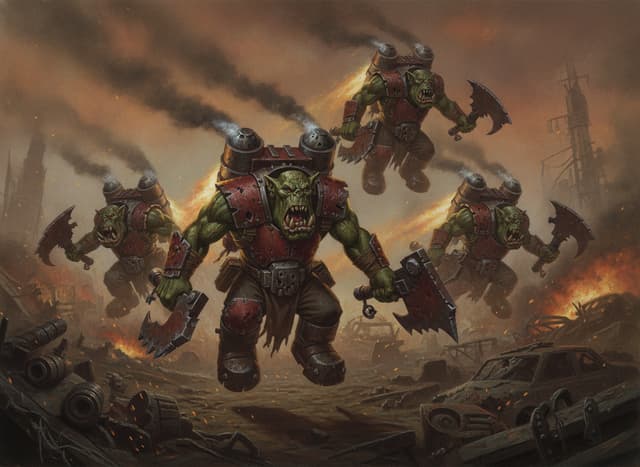 Ork Stormboyz — Warhammer wallpaper