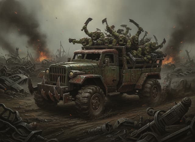 Ork Trukk — Warhammer wallpaper