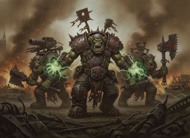 Ork Weirdboy — Warhammer wallpaper