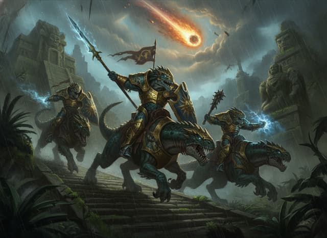 Saurus Knights — Warhammer wallpaper