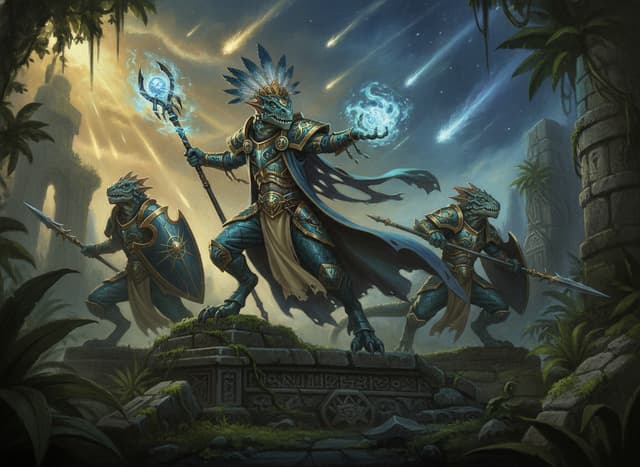Skink Starpriest — Warhammer wallpaper