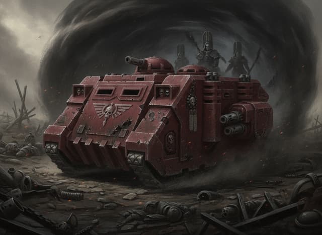 Null-Maiden Rhino — Warhammer wallpaper