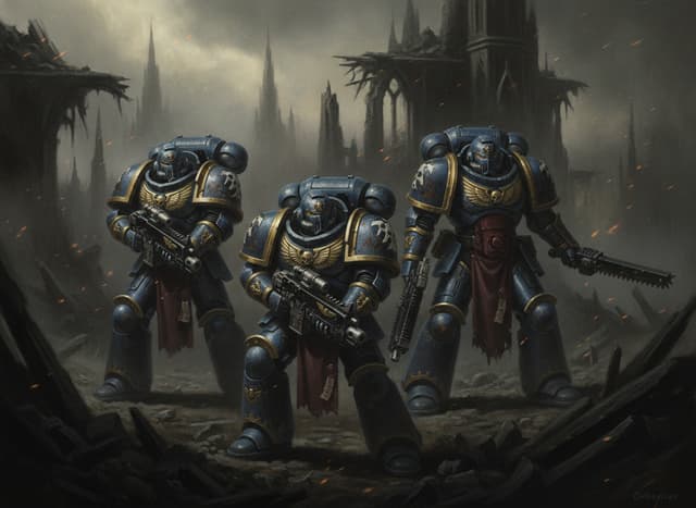 Intercessor Squad — Warhammer wallpaper