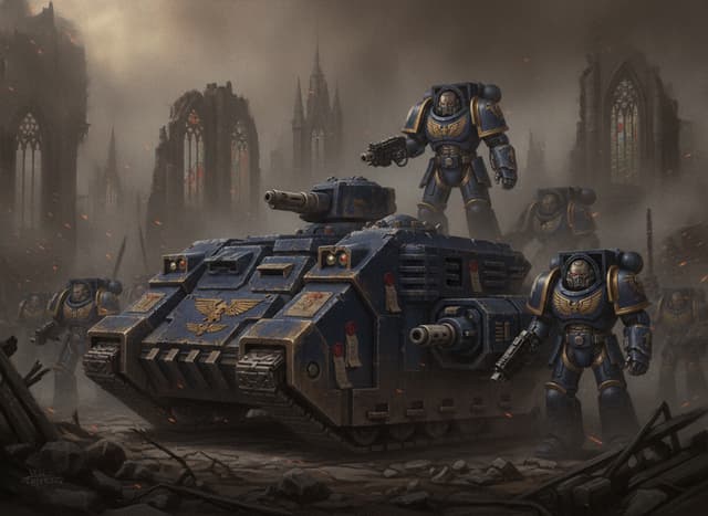 Land Raider — Warhammer wallpaper