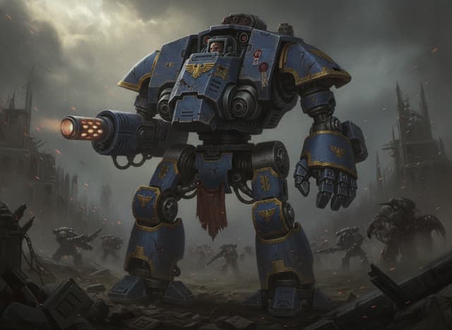 Redemptor Dreadnought — Warhammer wallpaper