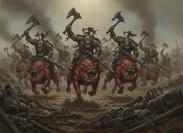 Squighog Boyz — Warhammer wallpaper