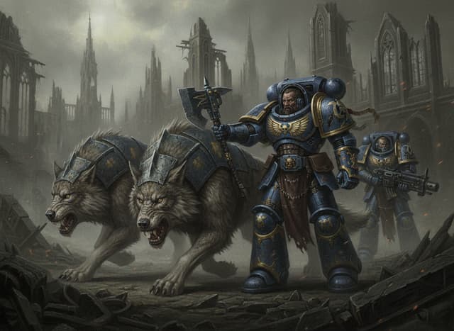 Fenrisian Wolves — Warhammer wallpaper