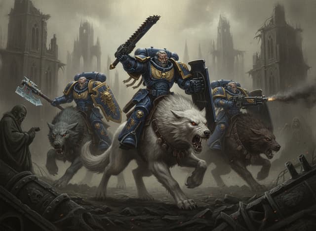 Thunderwolf Cavalry — Warhammer wallpaper