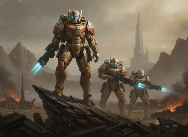 T'au Commander — unit art
