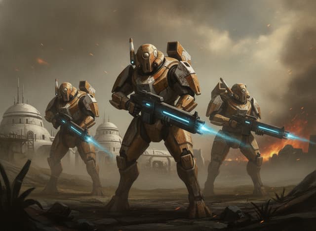 Stealth Battlesuits — Warhammer wallpaper