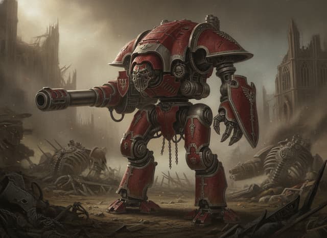 Dire Wolf Heavy Scout Titan — unit artwork