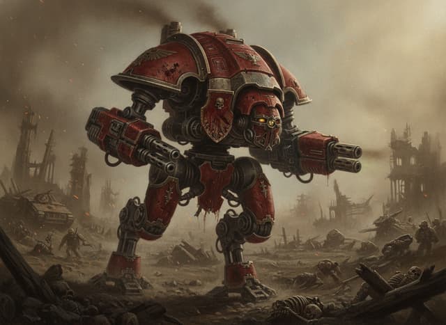Warhound Titan — unit artwork
