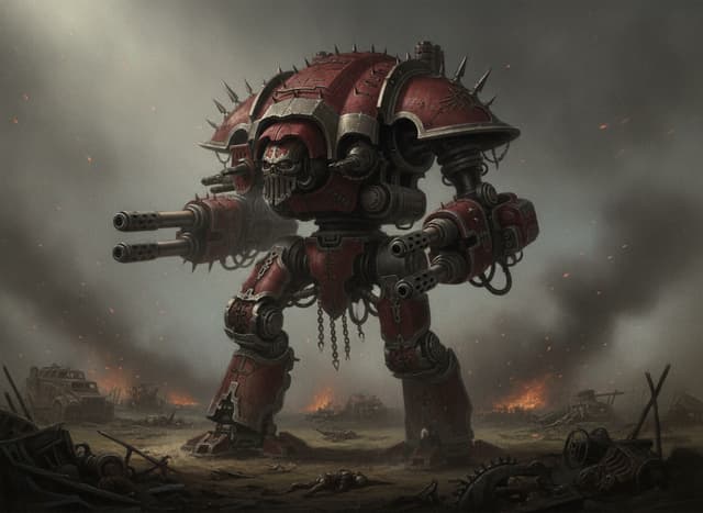 Warmonger Titan — unit artwork