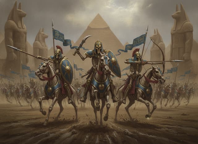 Skeleton Horsemen — Warhammer wallpaper