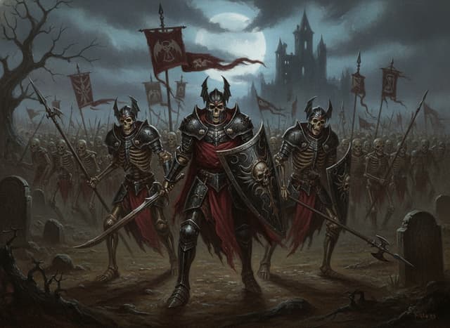Skeleton Warriors — unit artwork